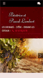 Mobile Screenshot of lambert-producteur-vin.com